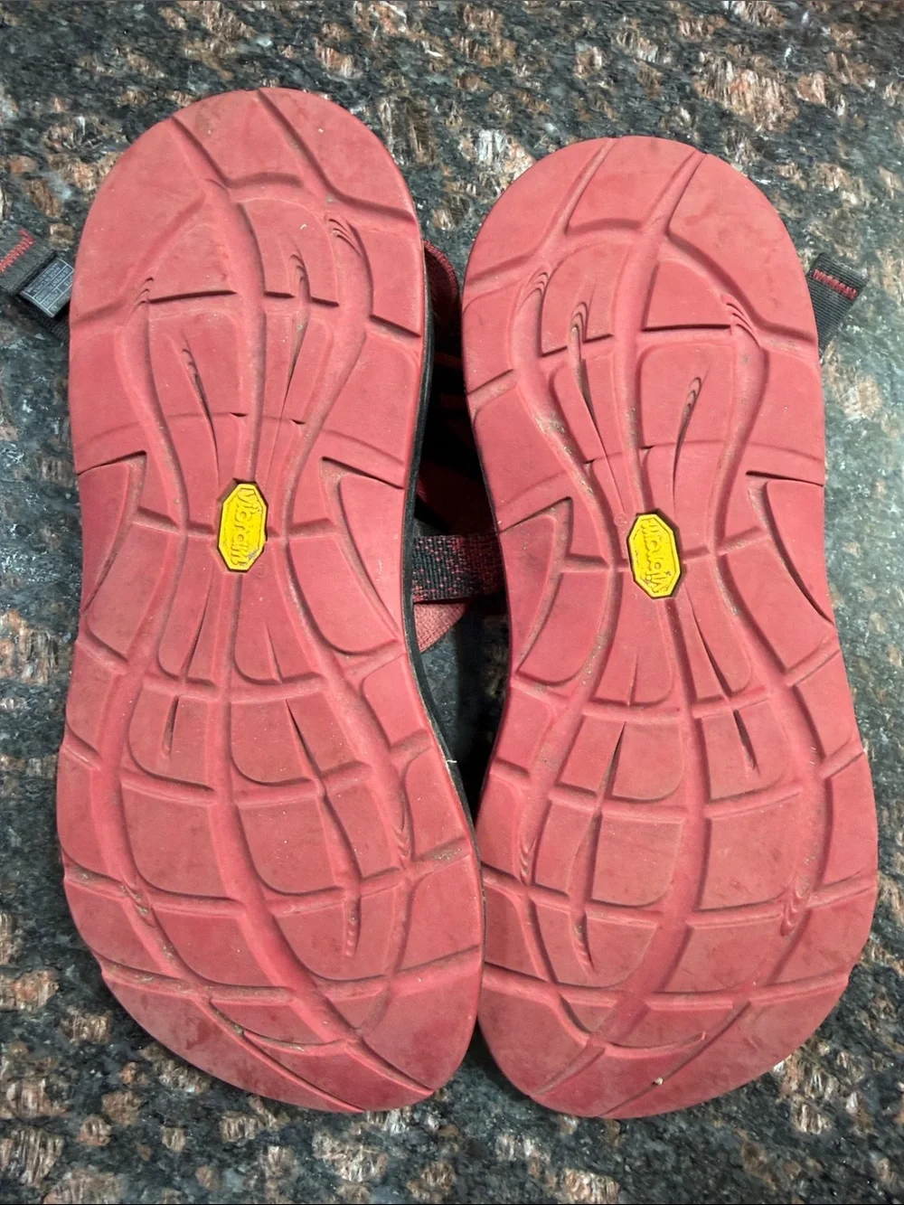 Chaco’s Red Strappy Outdoor Sandals